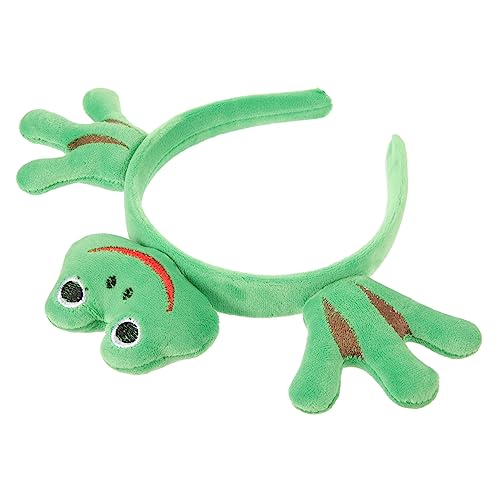 TOPPERFUN Karton Frosch Stirnband für Erwachsene Lustiger Haarreif für Partys Kostüme und Festivals Leicht und für Geburtstagsfeiern und Maskeraden von TOPPERFUN