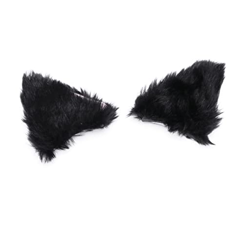 TOPPERFUN Katzenohren Haarclip Süßes Lolita Cosplay Haaraccessoire für Tanzpartys und Kostüme Realistisch für Erwachsene Geeignet von TOPPERFUN