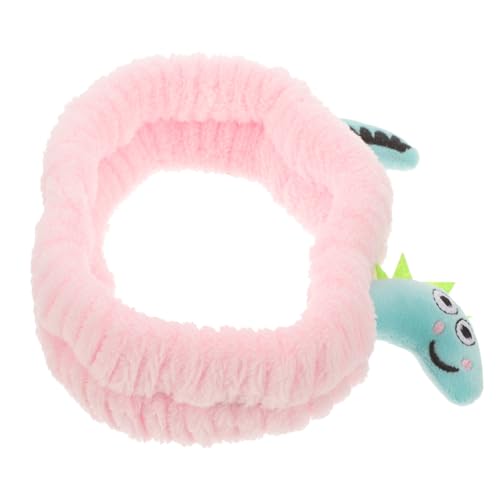 TOPPERFUN Kawaii Dinosaur Stirnband für Damen Lustiges Cartoon Haarband zum Waschen Gesichts Make Up und Spa Dehnbares Haaraccessoire Grün für Einen Bequemen Tragekomfort von TOPPERFUN