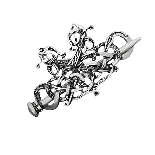 TOPPERFUN Silberne Retro-haarnadeln Aus Legierung Vintage-haarschmuck Haarspange Mit Stab Für Frauen Und Mädchen Stilvolle Haaraccessoires von TOPPERFUN