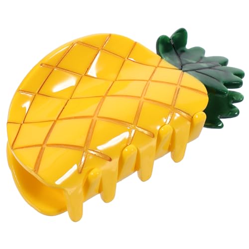 TOPPERFUN Kleine Ananas Haarklammer Damen Süßer Fruchtiger Haarschmuck Leichter Kompakter Haarclip für Mädchen und Frauen Praktisch und Modisch für Jeden Anlass von TOPPERFUN
