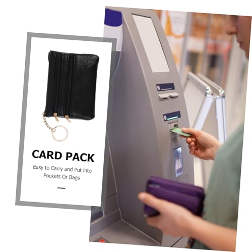 TOPPERFUN Kleine Damen Geldbörse aus Langlebigem Kunstleder mit Sicherem Reißverschluss Kompakt und Vielseitig für Karten Schlüssel und Münzen Geeignet Praktische Kurze Brieftasche für von TOPPERFUN