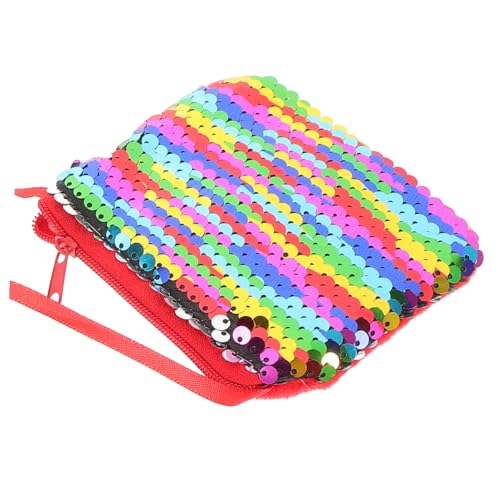 TOPPERFUN Kleines Glitter Portemonnaie Für Mädchen Schultertasche Mit Schultergurt Multifunktionale Tragetasche Für Münzen Karten Und Kleingeld Für Partys Und Täglichen Gebrauch von TOPPERFUN
