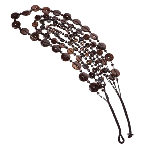 TOPPERFUN Vintage Handgewebte Holzperlenkette Für Damen Mehrlagige Boho Halskette Mit Unregelmäßigen Formen Einzigartigem Design Und Handgefertigter Qualität Für Stilvolle Anlässe TOPPERFUN Vintage Handgewebte Holzperlenkette Für Damen Mehrlagige Boho Halskette Mit Unregelmäßigen Formen Einzigartigem Design Und Handgefertigter Qualität Für Stilvolle Anlässe von TOPPERFUN