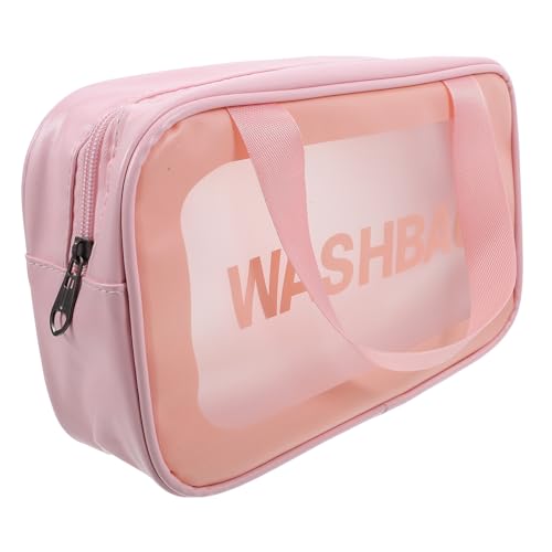 TOPPERFUN Kosmetiktasche Transparent Mit Reißverschluss Make-up-Tasche Zum Organisieren Von Beauty-produkten Reisetasche Für Koffer Und Gepäck Wiederverwendbare Kulturbeutel Für Damen von TOPPERFUN