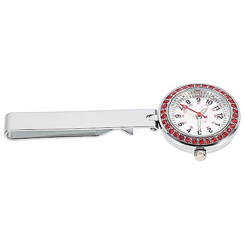 TOPPERFUN Krankenschwesteruhr Clip Taschenuhr für Senioren Luminöse Fob Uhr im Kompakten Design für Ärzte und Pflegepersonal Einfach zu Verwenden mit Praktischem Clip von TOPPERFUN