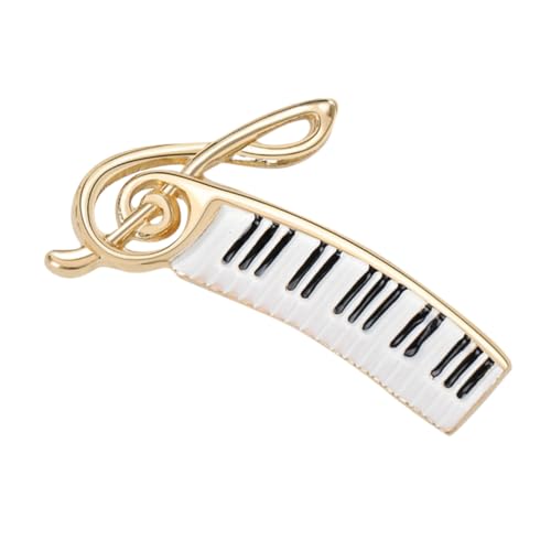 TOPPERFUN Kreative Klavierbrosche für Damen Anstecknadel für Kleidung und Accessoires Hochwertiges Langlebiges Design für Musikliebhaber TOPPERFUN Kreative Klavierbrosche für Damen Anstecknadel für Kleidung und Accessoires Hochwertiges Langlebiges Design für Musikliebhaber von TOPPERFUN