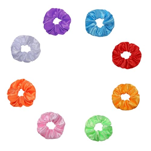 TOPPERFUN LED Leuchtende Haargummis Bunte Elastische Haarschleifen aus Strapazierfähigem Weich und Schonend für Haare Modischer Haarschmuck für Damen und Mädchen Vielseitig Kombinierbar von TOPPERFUN