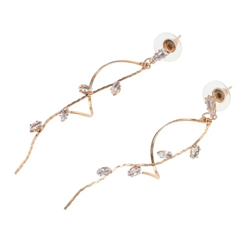 TOPPERFUN Lange Damen Ohrhänger mit Funkelnden Zirkonia Quasten Modische Tropfen Ohrringe für Party Hochzeit und Alltag Vielseitiger Schmuck für Festliche Anlässe und Geschenkideen von TOPPERFUN