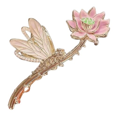 TOPPERFUN Lotusblumen Metall Haarklammer für Damen Rutschfester Haarkralle Clip Stilvolles Design aus Langlebiger Legierung Geeignet für Dünnes Haar und Verschiedene Frisuren Chinesischer TOPPERFUN Lotusblumen Metall Haarklammer für Damen Rutschfester Haarkralle Clip Stilvolles Design aus Langlebiger Legierung Geeignet für Dünnes Haar und Verschiedene Frisuren Chinesischer von TOPPERFUN