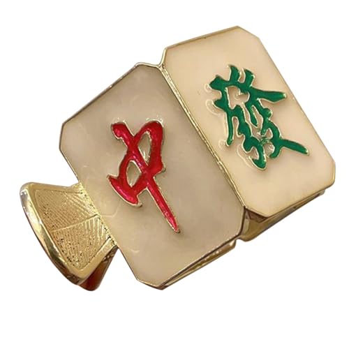 TOPPERFUN Mahjong Haarnadel Dekorative Haarklammer Im Chinesischen Stil Kleiner Haarklammer Leicht Und Komfortabel Farbiges Design Für Damen Und Mädchen Für Hochzeiten Und Feste von TOPPERFUN