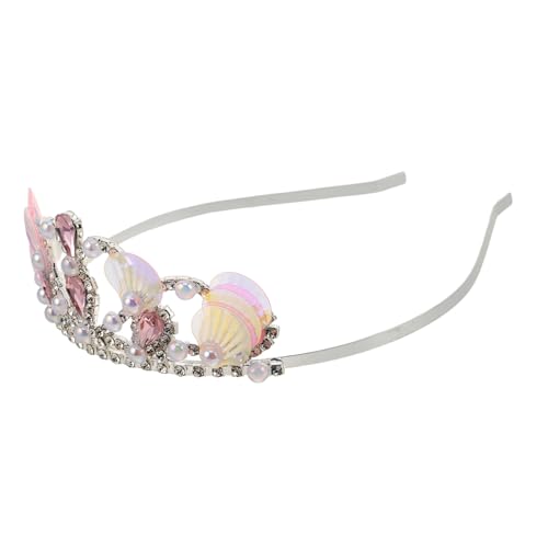 TOPPERFUN Meerjungfrau Prinzessin Tiara Stirnband Haarreif Mit Künstlichen Muschelperlen Für Geburtstage Mit Meeresthema Halloween Kostüme Cosplay Partyzubehör TOPPERFUN Meerjungfrau Prinzessin Tiara Stirnband Haarreif Mit Künstlichen Muschelperlen Für Geburtstage Mit Meeresthema Halloween Kostüme Cosplay Partyzubehör von TOPPERFUN