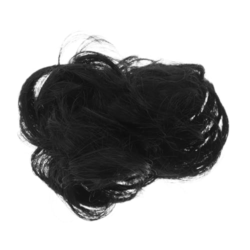 TOPPERFUN Messy Bun Haarteil aus Echthaar Lockige Haargummis Elastische Chignon Extensions für und Mädchen Schnelle Hochsteckfrisuren von TOPPERFUN