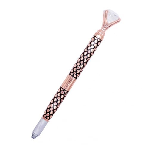 TOPPERFUN Microblading Eyebrow Pen Doppelkopf Manuell Wasserfest Präziser Augenbrauenstift Roségold Leicht Tragbar Für Natürliches Permanent Make Up TOPPERFUN Microblading Eyebrow Pen Doppelkopf Manuell Wasserfest Präziser Augenbrauenstift Roségold Leicht Tragbar Für Natürliches Permanent Make Up von TOPPERFUN