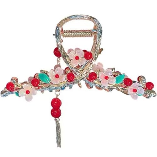 TOPPERFUN Modische Große Haarklammer mit Perlen und Quasten Langlebiger Haarschmuck für Damen Geeignet für Dünnes Haar Vielseitige Haarklammer für Alltag Büro Reisen und Festliche Anlässe TOPPERFUN Modische Große Haarklammer mit Perlen und Quasten Langlebiger Haarschmuck für Damen Geeignet für Dünnes Haar Vielseitige Haarklammer für Alltag Büro Reisen und Festliche Anlässe von TOPPERFUN