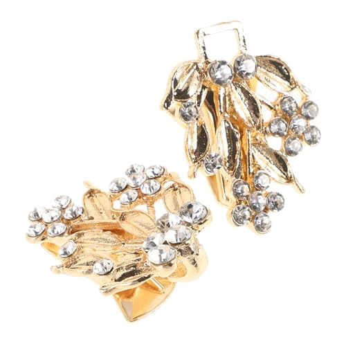 TOPPERFUN Modischer Damen Kleidung Clip mit Anti rutsch funktion Eleganter Strassverschluss aus Langlebiger Zinklegierung Vielseitiger Jacken Pulloverclip für Stilvolle Outfits und Sicheren von TOPPERFUN