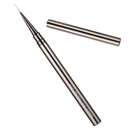 TOPPERFUN Nagelkunst Liner Pinsel Metallstiel Feiner Nail Art Stift Präziser Malpinsel für Maniküre Zuhause Salon Nail Art Design von TOPPERFUN