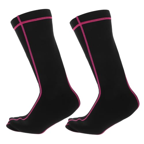 TOPPERFUN Neopren Tauchsocken Lang für Damen und Herren rutschfest und Warm Elastisch Vielseitig für Schnorcheln Winterbaden Wassersport Strandschuhe Ersatzgröße von TOPPERFUN