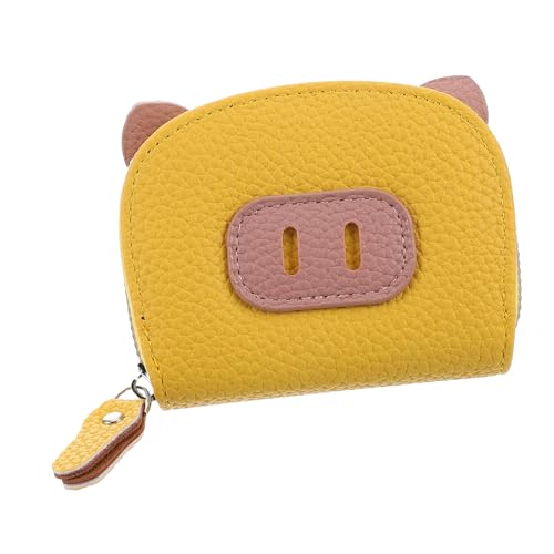 TOPPERFUN Niedlicher Pig Coin Purse für Frauen Multifunktionale Geldbörse mit Mehreren Kartenfächern Langlebig PU für Reisen und Täglichen Gebrauch in Gelb TOPPERFUN Niedlicher Pig Coin Purse für Frauen Multifunktionale Geldbörse mit Mehreren Kartenfächern Langlebig PU für Reisen und Täglichen Gebrauch in Gelb von TOPPERFUN