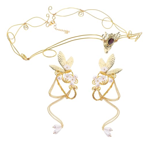 TOPPERFUN Ohrklipser für Mädchen und Frauen Modische nicht Durchbohrte Ohrklemmen mit Verzierungen und Quasten Hautfreundlich Langlebiger Schmuck für Party Hochzeit und Alltag von TOPPERFUN