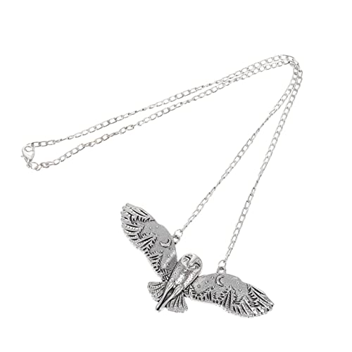 TOPPERFUN Owl Design Halskette Damen Punk Anhänger Halskette aus Hochwertiger Modisches Statement Geschenkidee für Frauen und Mädchen von TOPPERFUN