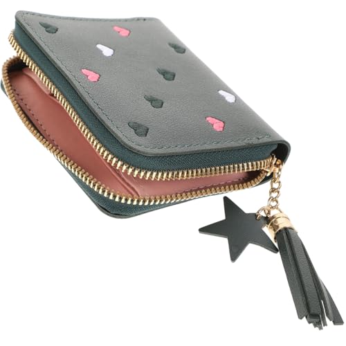 TOPPERFUN PU Imitation Geldbörse für Damen Kleine Praktische Brieftasche mit Münzfach und Kartenhaltern für Unterwegs Langlebig und Leicht zu Tragen von TOPPERFUN