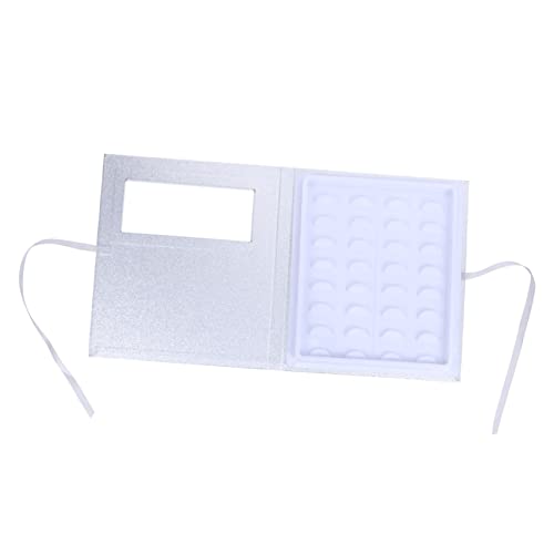 TOPPERFUN Papier Wimpern Box mit Tray Leichte Aufbewahrung für Falsche Wimpern Halbdurchsichtiges Design für Unterwegs Schützt vor Beschädigungen und Sorgt für Ordnung von TOPPERFUN
