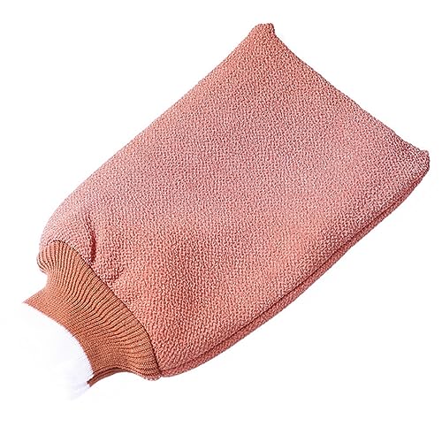 TOPPERFUN Peeling Badehandschuhe 6 Stück Dual Side Duschhandschuhe Aus Nylon Für Körperpeeling Waschbar Einheitsgröße Für Erwachsene Und Kinder Badezubehör Mit Aufhängeschlaufe von TOPPERFUN