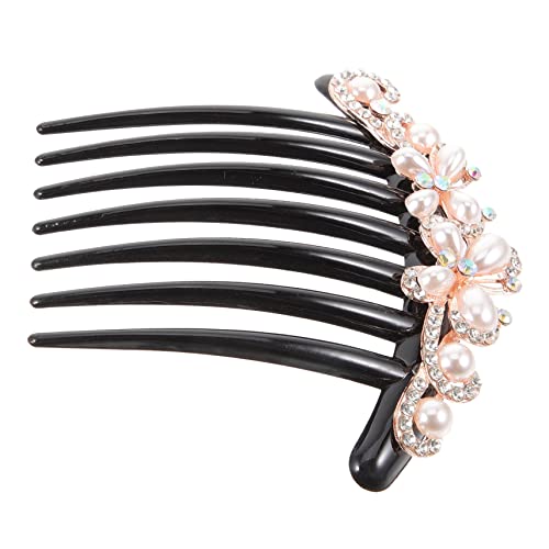 TOPPERFUN Perlen Haarkamm mit Strass Hochzeits haarschmuck Damen Vintage Haarspange Seitenkamm für Braut Abendveranstaltungen Geschenkidee TOPPERFUN Perlen Haarkamm mit Strass Hochzeits haarschmuck Damen Vintage Haarspange Seitenkamm für Braut Abendveranstaltungen Geschenkidee von TOPPERFUN