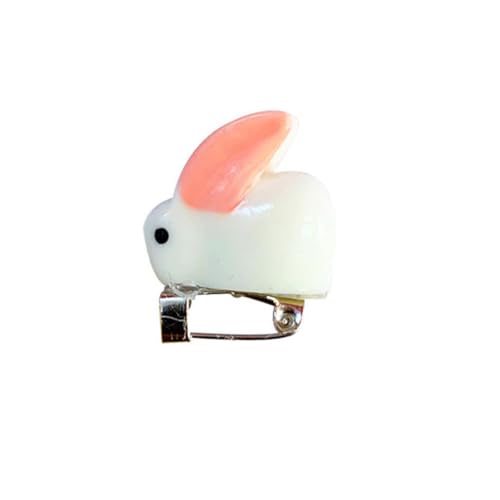 TOPPERFUN Personalisierte Mini brosche Hase Damen Süße Anstecknadel Leichte Kleidungspins für Mädchen Tasche Pullover Kleid Accessoire Modische Corsage Geschenk von TOPPERFUN