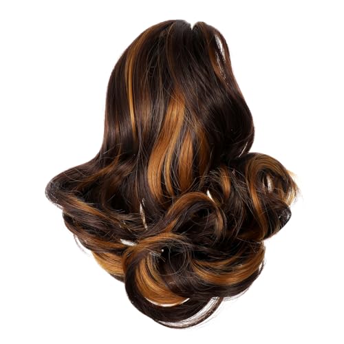 TOPPERFUN Pferdeschwanz Verlängerung mit Klaue Clip Gewellte Synthetische Haarverlängerung für Damen Nahtlose Mischung für Natürlichen Look Einfach zu Befestigen und Angenehm TOPPERFUN Pferdeschwanz Verlängerung mit Klaue Clip Gewellte Synthetische Haarverlängerung für Damen Nahtlose Mischung für Natürlichen Look Einfach zu Befestigen und Angenehm von TOPPERFUN