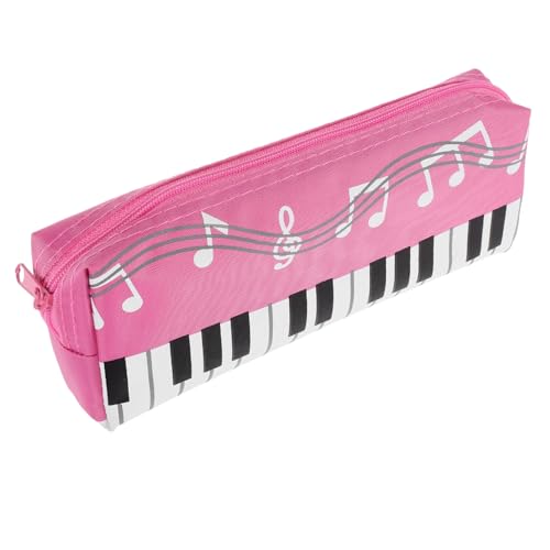 TOPPERFUN Piano Keyboard Federmäppchen Tragbarer Bleistiftbeutel für Großer Stauraum Stilvolles Design Tiefem zur Aufbewahrung von Schreibwaren und Kleinen Gegenständen von TOPPERFUN