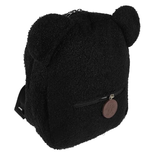 TOPPERFUN Plüsch-Rucksack Für Mädchen Kuschelige Umhängetasche Aus Plüsch Vielseitig Einsetzbar Als Büchertasche Oder Reisetasche Mit Verstellbarem Schultergurt von TOPPERFUN