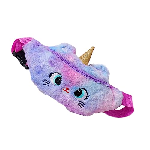 TOPPERFUN Plüsch-hüfttasche Als Einzelne Schultertasche Entzückende Tasche Mit Einhorn-Muster Für Aufbewahrung Und Organisation Von Handy Schlüsseln Und Geldbörse von TOPPERFUN