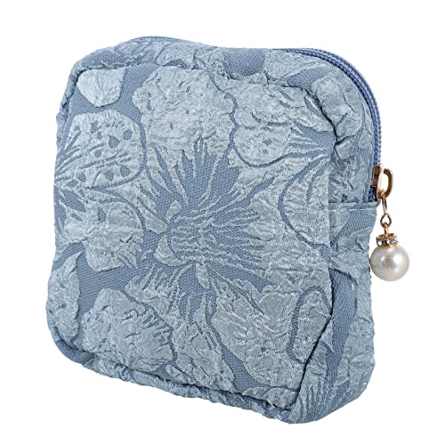 TOPPERFUN Portable Hygiene Bag Große Kapazität für Damen Multifunktionale Kosmetiktasche für Periodenprodukte und Makeup Stilvolles Design für Unterwegs Hellblau von TOPPERFUN