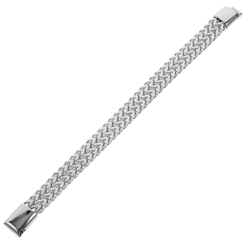 TOPPERFUN Punk Armband für Herren Offenes Design mit Karabiner Verschluss für Hip Hop und Alltag Robustes Hand Schmuckstück Langlebig und Stylish von TOPPERFUN