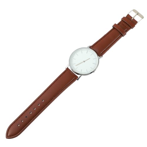 TOPPERFUN Quarzuhr Herren Klassische Pu-uhr Fortschrittliche Herrenarmbanduhr Herrenuhren Erweiterte Uhr Hautverträglich Langlebig Robust von TOPPERFUN