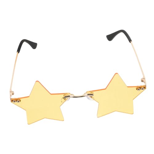 TOPPERFUN Randlose Stern Sonnenbrille Damen Uv-schutz Lustige Festival Brille Party-accessoire für Fotos und Alltag TOPPERFUN Randlose Stern Sonnenbrille Damen Uv-schutz Lustige Festival Brille Party-accessoire für Fotos und Alltag von TOPPERFUN