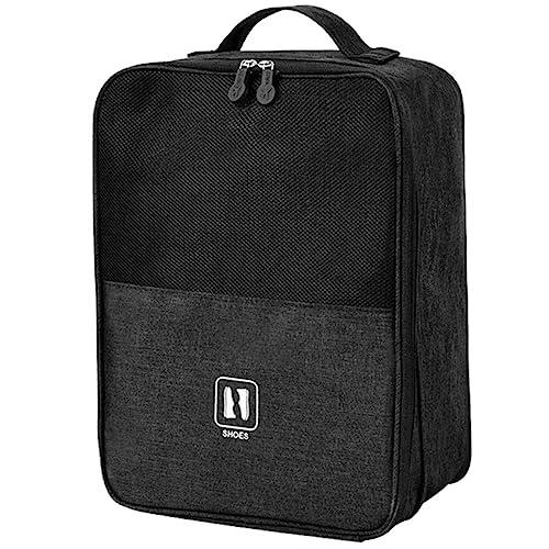 TOPPERFUN Reise Schuhbeutel Staubdicht Organizer für Schuhe Multifunktionale Aufbewahrungstasche für Schuhe Handtücher und für Reisen Schwarz von TOPPERFUN