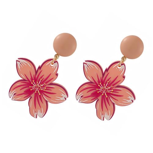 TOPPERFUN Retro Geometrische Blumen Ohrstecker für Damen Adorable Ear Studs mit Buntem für Alltag Leicht und zu Tragen und TOPPERFUN Retro Geometrische Blumen Ohrstecker für Damen Adorable Ear Studs mit Buntem für Alltag Leicht und zu Tragen und von TOPPERFUN