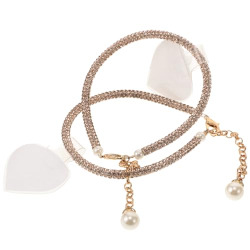 TOPPERFUN Rhinestone Quasten Fußkette für Hohe Absätze Schuhdekoration mit Perlen Installieren und Rutschfester Halt für Damen für Jede Gelegenheit von TOPPERFUN