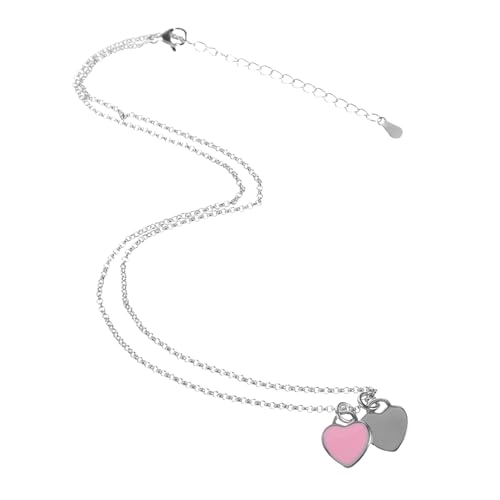 TOPPERFUN Romantische Halskette für Frauen Verstellbare Kette Kupfer Platin Finish Valentinstag für Besondere Anlässe TOPPERFUN Romantische Halskette für Frauen Verstellbare Kette Kupfer Platin Finish Valentinstag für Besondere Anlässe von TOPPERFUN