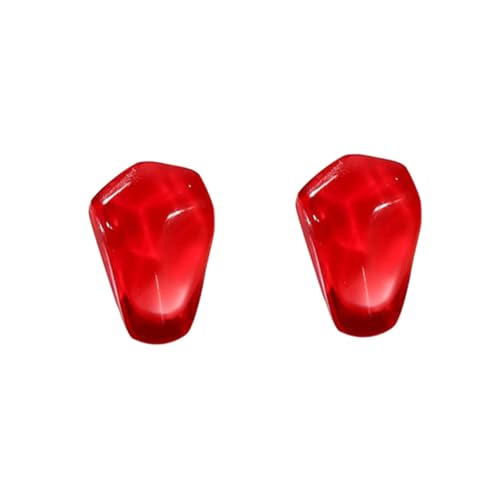 TOPPERFUN Rote Ohrstecker Damen Silbernadeln Realistische Granatapfelkern Ohrschmuck Modische Filigrane Frucht ohrringe für Alltag Party Geburtstag und Festliche Anlässe von TOPPERFUN