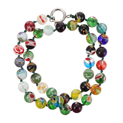 TOPPERFUN Hübsche Perlenkette Damen Halsschmuck Aus Runden Süßwasserperlen Eleganter Schmuck Für Partys Und Besondere Anlässe Geschenkidee Für Frauen von TOPPERFUN