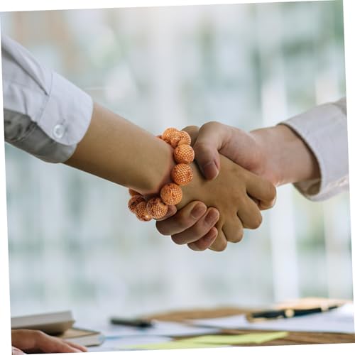 TOPPERFUN Sandelholz Armband Holzperlen Hand Schmuck Buddha Armband Damen Herren Unisex für Alltag Party Geschenk von TOPPERFUN