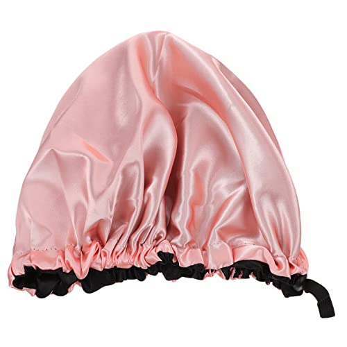 TOPPERFUN Satin Schlafhaube für Damen Verstellbare Haarkappe für Langes Haar Elastisch Schützender Bonnet für Nachtgebrauch Rot Schwarz für und Haarschutz TOPPERFUN Satin Schlafhaube für Damen Verstellbare Haarkappe für Langes Haar Elastisch Schützender Bonnet für Nachtgebrauch Rot Schwarz für und Haarschutz von TOPPERFUN