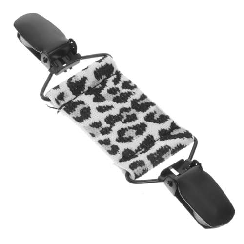 TOPPERFUN Kleiderclip Und Pulloverclip Dekorativer Elastischer Schalclip Für Damen Cardigan-clips Mit Leopardenmuster Schal-clips Zum Befestigen von TOPPERFUN