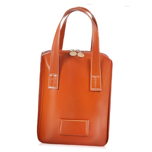 TOPPERFUN Schminktasche Mit Reißverschluss Make-up-etui Aus Pu Make-up-Organizer-Tasche Tragbar Kosmetiktasche Reisen Mit Griff Aufbewahrungstasche Für von TOPPERFUN