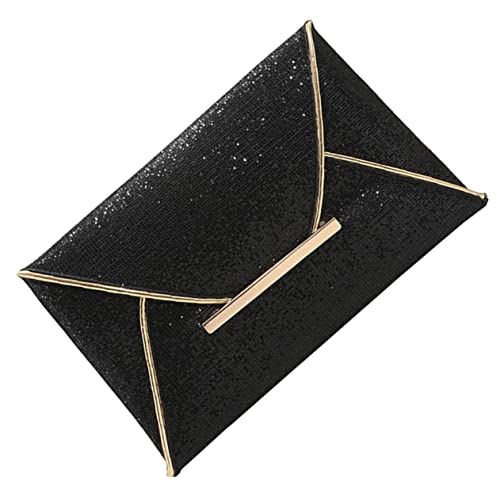 TOPPERFUN Schwarze Handtasche Damen Umhängetasche Multifunktionale Münzbörse für Alltag Reisen und Shopping für Geld Münzen und Karten Elegantes Design von TOPPERFUN