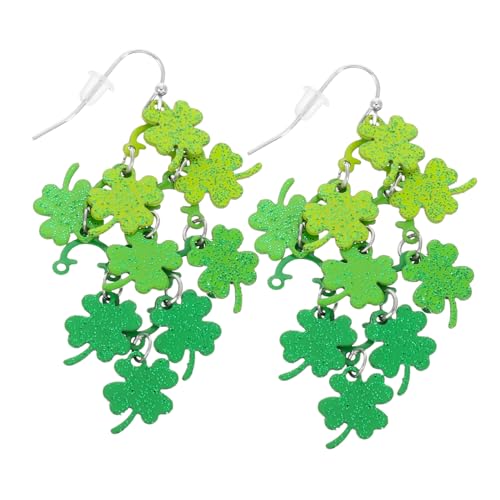 TOPPERFUN Shamrock Charm Ohrringe Grün Kleeblatt Dangle Schmuck St Patrick's Day Accessoire Glücksbringer für Damen und Mädchen TOPPERFUN Shamrock Charm Ohrringe Grün Kleeblatt Dangle Schmuck St Patrick's Day Accessoire Glücksbringer für Damen und Mädchen von TOPPERFUN